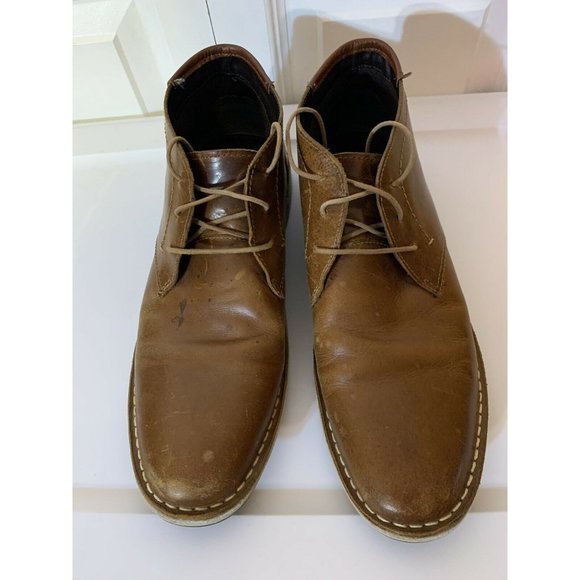 Steve‎ Madden Jabbar Men’s Sz 10.5 Boots Brown - Picture 1 of 10